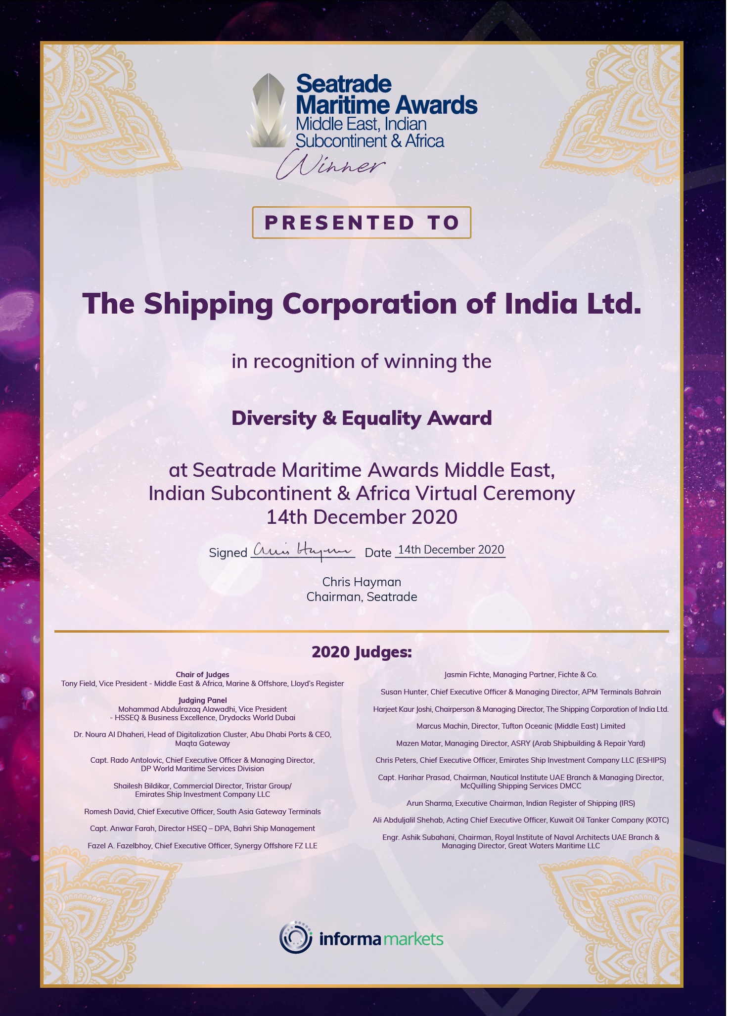 Award
